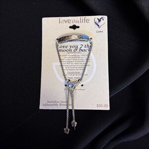 Love this Life Love you 2 the moon and back bolo bracelet
